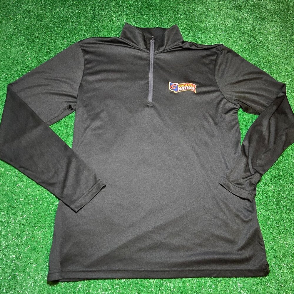 NBA Cleveland Cavaliers Wine & Gold Nation 1/4-Zip Pullover.
